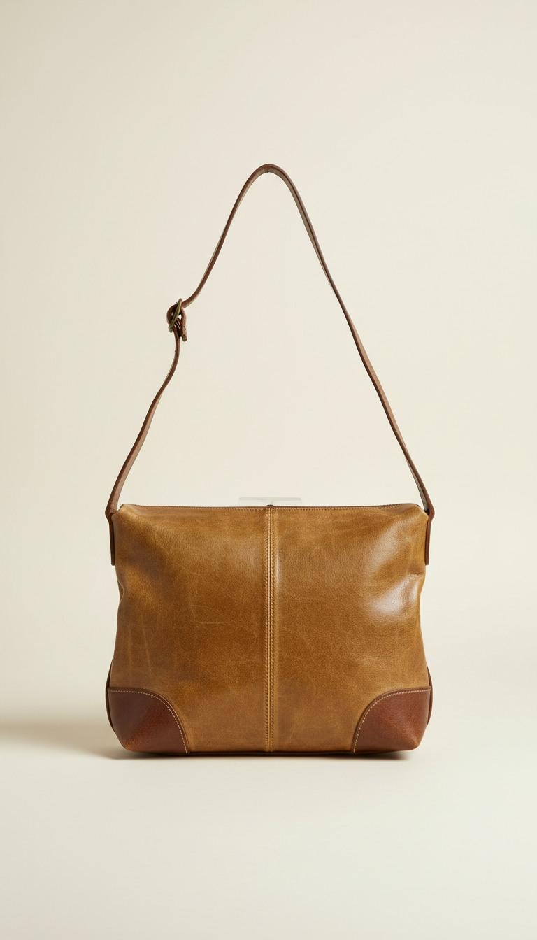 Antique Brass Crossbody Bag