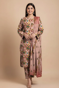 Pink Floral Suit - Front Pose